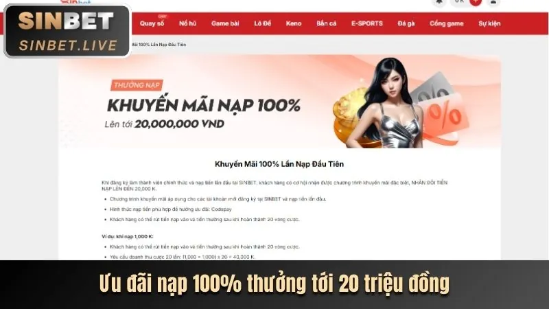 Khuyến mãi chào mừng thành viên mới sbet